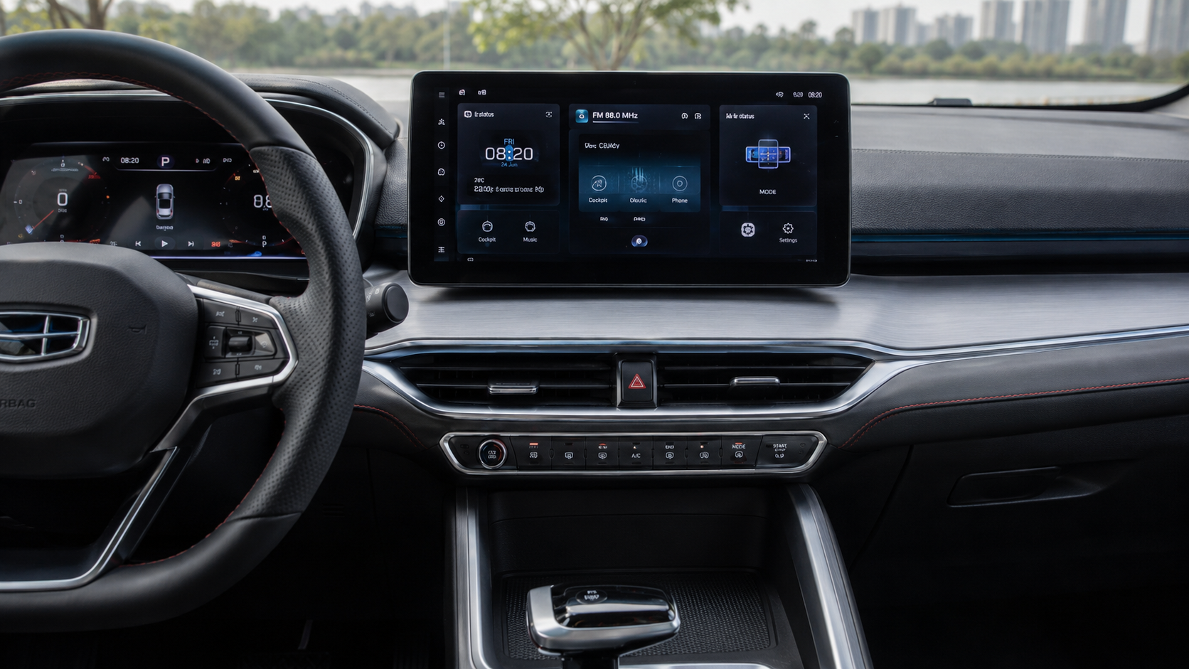 Приборная панель Geely Coolray