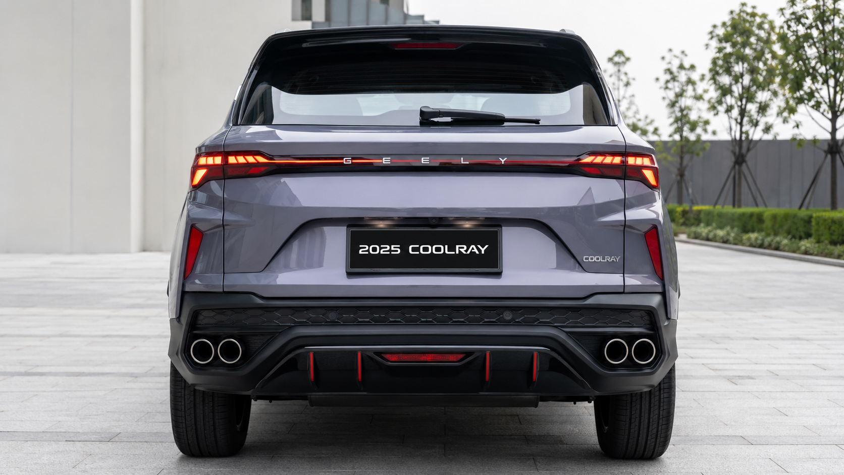 Задняя часть Geely Coolray